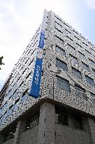 Exterior, logo, and sign of Daishi Hokuetsu Bank